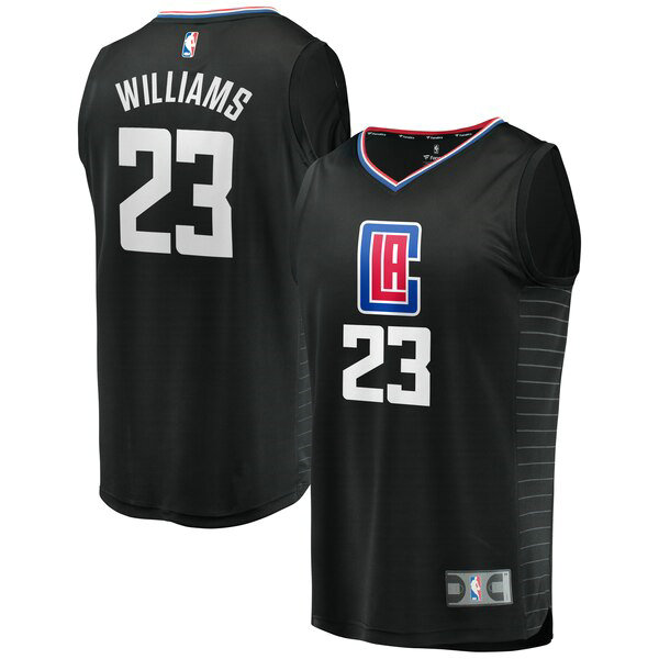 Maillot Los Angeles Clippers Homme Lou Williams 23 Statement Edition Noir
